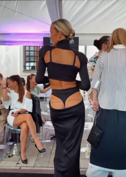 Nela Slováková ukázala nahý zadek. Foto: Instagram