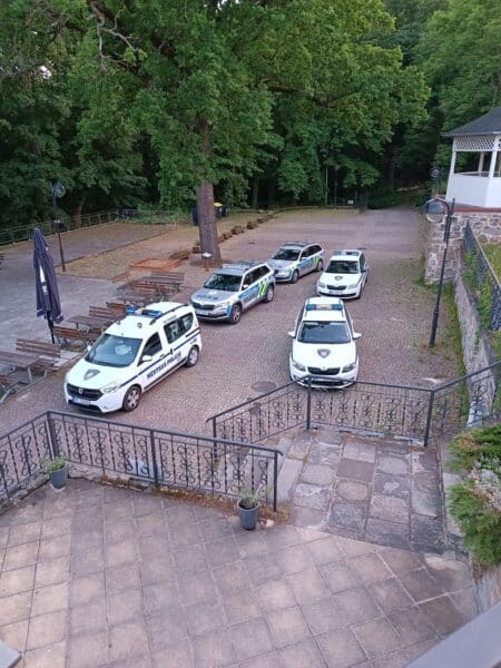 Městská policie Děčín zadržela podezřelého. Foto: MP Děčín