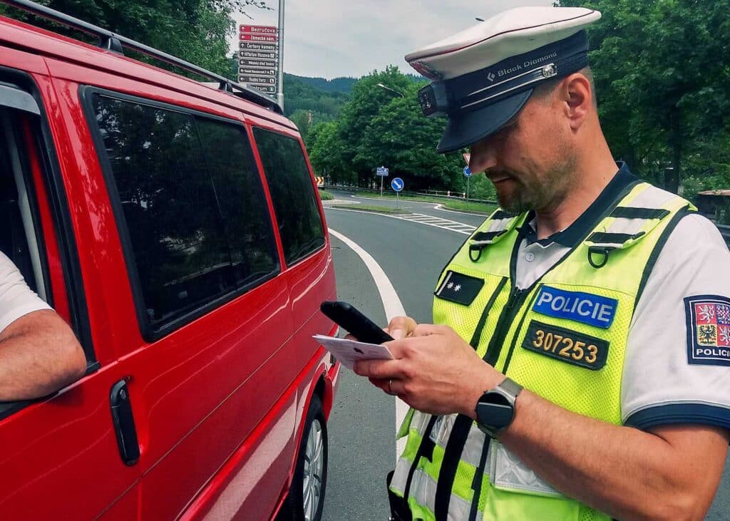 Policie zahájila kontrolní akce. Foto: PČR