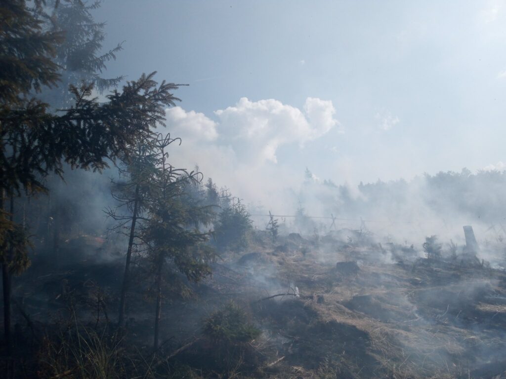 Požár v Konecchlumí na Jičínsku, Foto: HZS