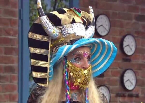 Zpěvačka Jana Uriel Kratochvílová ve Snídani s Novou. Repro: TV Nova