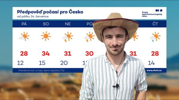 Video Thumbnail: Na víkend se vrátí tropické teploty | 13. 7. 2023