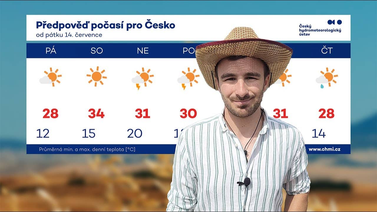 Video Thumbnail: Na víkend se vrátí tropické teploty | 13. 7. 2023