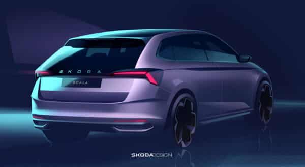 Modernizovaná Škoda Scala. Zdroj: Škoda