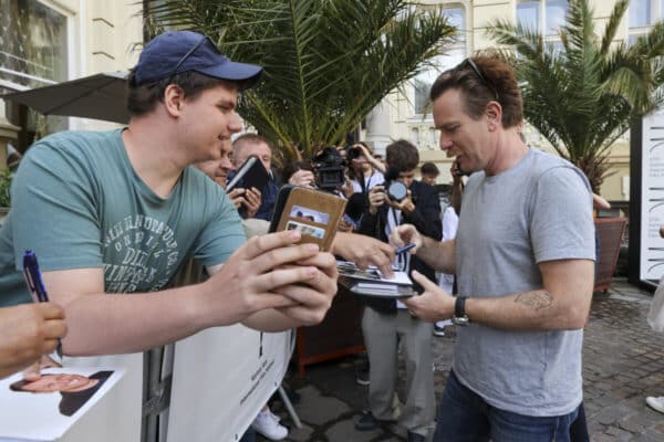 Herec Ewan McGregor dorazil do Karlových Varů. Foto: Film Servis Festival Karlovy Vary