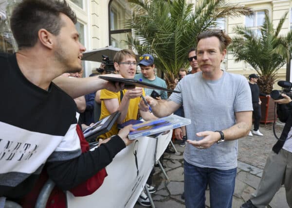 Herec Ewan McGregor dorazil do Karlových Varů. Foto: Film Servis Festival Karlovy Vary