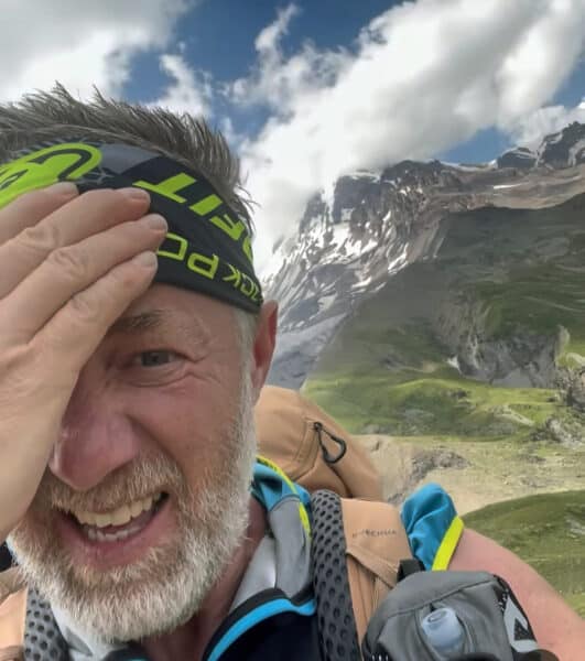 Herec Jiří Langmajer se vydal na ledovec Kazbek v Gruzii. Foto: Instagram