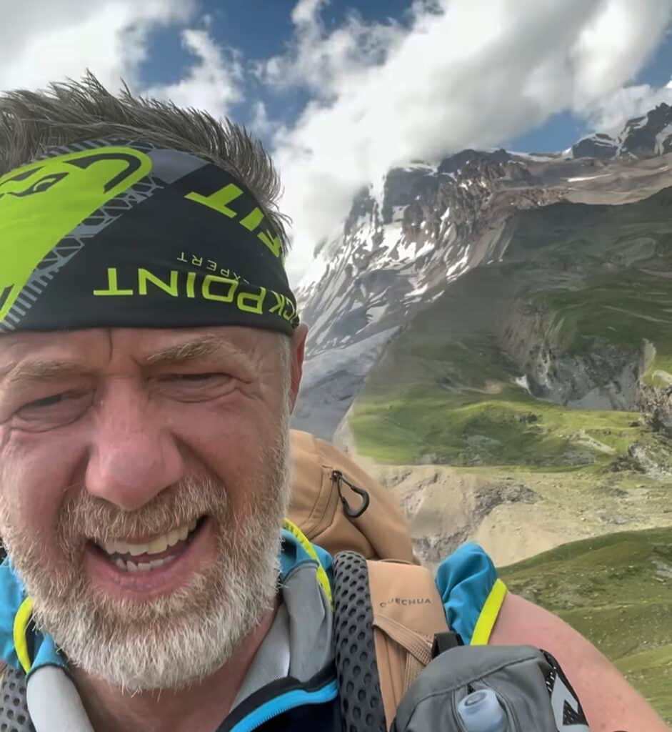 Herec Jiří Langmajer se vydal na ledovec Kazbek v Gruzii. Foto: Instagram