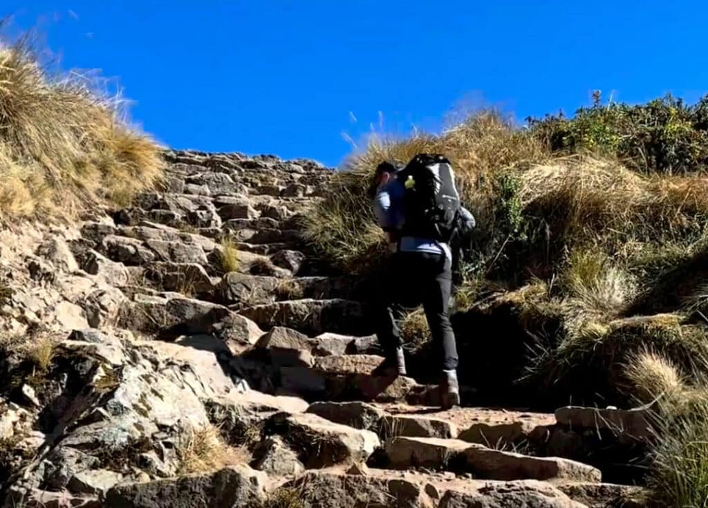 Byla to náročná výprava a pořádné převýšení. Takový je Inka Trail v Peru. Foto: Instagram Leoše Mareše