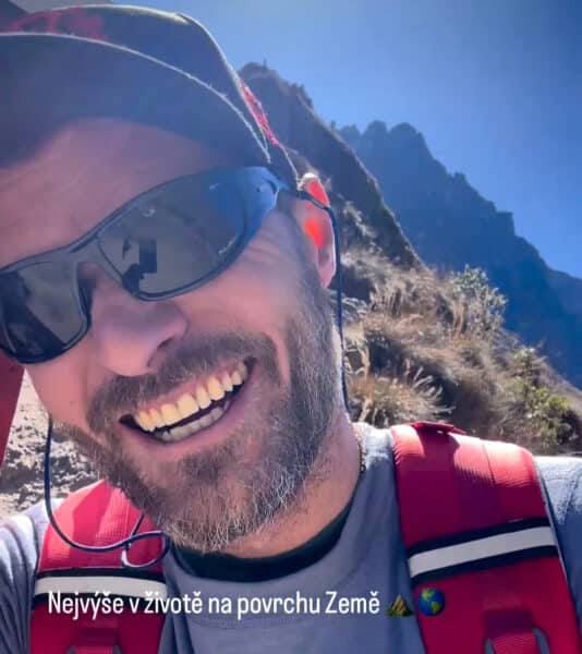 Byla to náročná výprava a pořádné převýšení. Takový je Inka Trail v Peru. Foto: Instagram Leoše Mareše