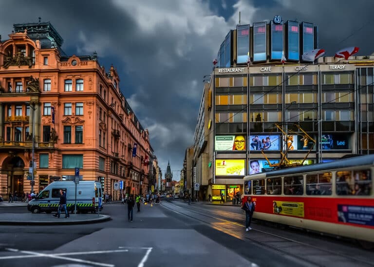 Doprava v centru Prahy. Foto: Pixbay