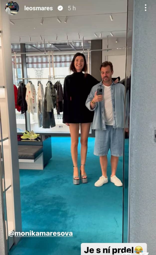 Monika Marešová a Leoš Mareš na nákupech v Monte Carlu. Zdroj: Instagram LM
