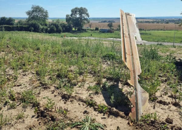 V Podhořanech se dnes zřítil kluzák. Foto: PČR
