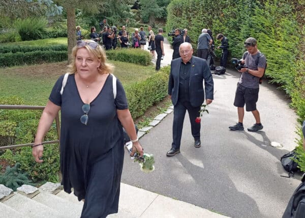 Herec Ivan Vyskočil dobíhal na obřad na poslední chvíli. Foto: ČRzprávy.cz