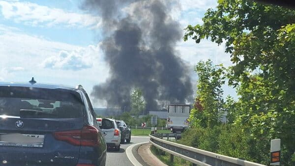 Ničivý požár v Žebráku na Berounsku. Foto: HZS STC
