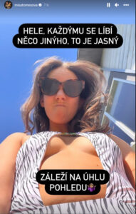 Herečka Michaela Tomešová si utahuje z Lely Ceterové. Zdroj: Instagram
