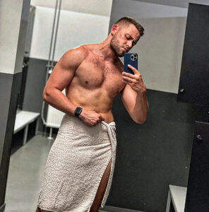 Vincent Navrátil ve fitness centru. Foto: Instagram