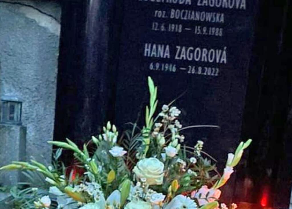 Štefan Margita pohřbil ostatky Hany Zagorové. Urnu uložil na Vyšehradě. Foto: IG/Štefan Margita