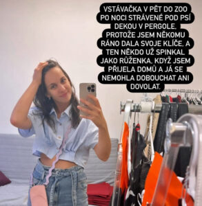 Michaela Tomešová zažila náročné dny před premiérou. Foto: Instagram