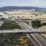 Takto bude vypadat nová mimoúrovňová křižovatka na D10 Kosmonosy. Zdroj: Eurovia