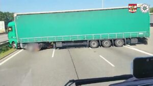 Video Thumbnail: Policie ČR: Řidič kamionu pod vlivem na D1