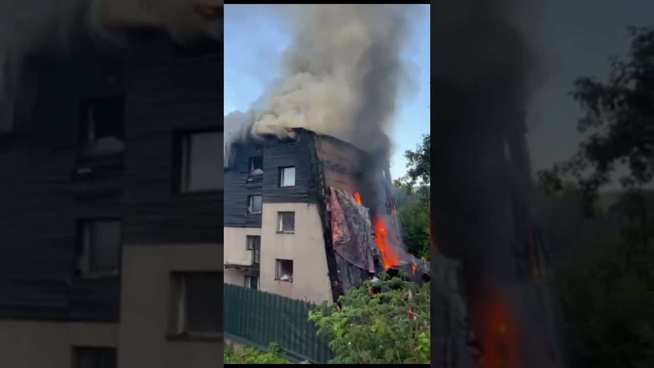 Video Thumbnail: Požár penzionu v Tanvaldu