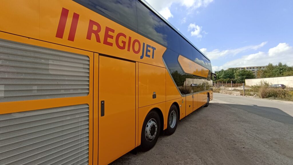 RegioJet představil nové autobusy Fun&Relax. Foto: ČRzprávy.cz