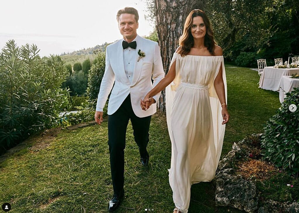 Ondřej Brzobohatý a Daniela Písařovicová se vzali v Itálii. Foto: Instagram