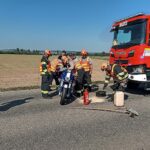 Tragická nehoda motorky u Třebětic na Kroměřížsku. Foto: HZS ZLK