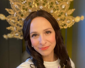 Veronika Khek (Kubařová) v muzikálu Anděl Páně. Foto: HDK