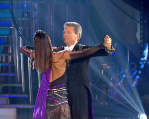 David Prachař a Zuzana Dvořáková Šťastná ve 2. kole StarDance. Zdroj: Česká televize