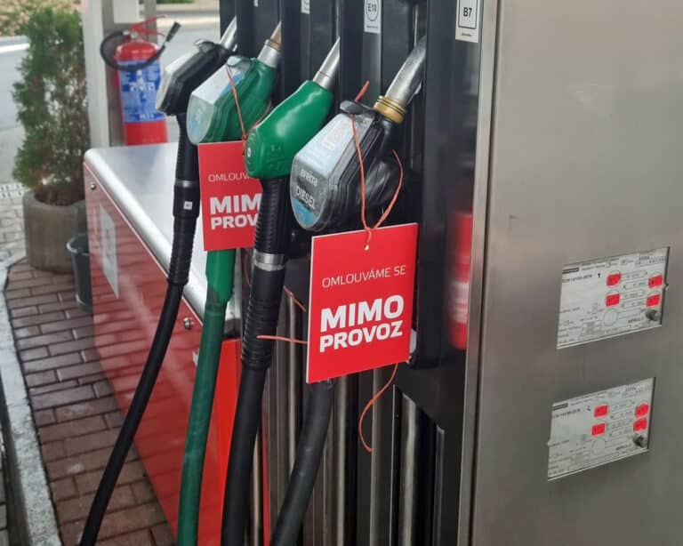 Čerpací stanice Benzina Orlen byly začátkem týdne bez paliva. Zdroj: Pavel Růžička