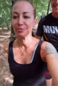 Agáta Hanychová a Mirek Dopita si šli zaběhat. Zdroj: Instagram