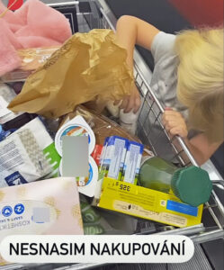Agátu Hanychovou naštval nákup drahých potravin. Zdroj: IG