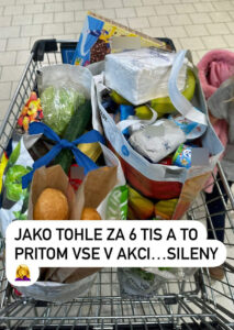 Agátu Hanychovou naštval nákup drahých potravin. Zdroj: IG