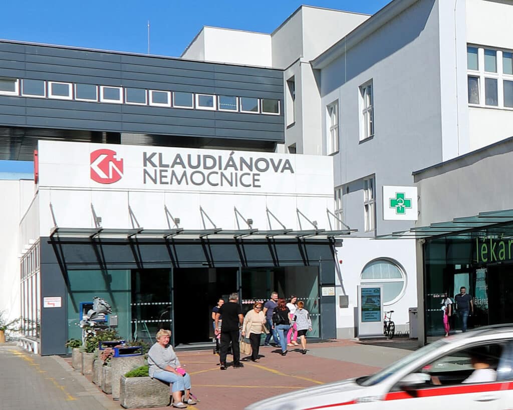 Klaudiánova nemocnice v Mladé Boleslavi. Foto: OH. Kopalová