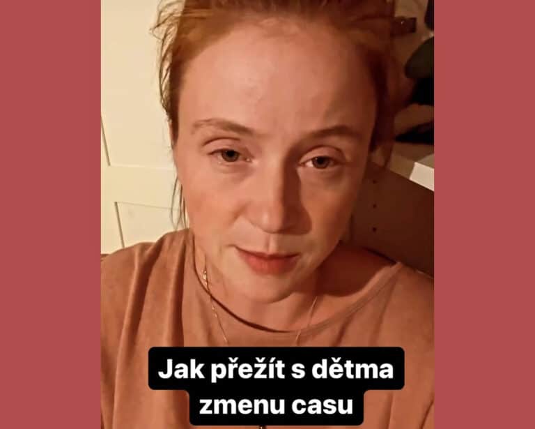 Herečka Marie Doležalová prozradila, recept, jak zvládnout posun času. Zdroj: IG