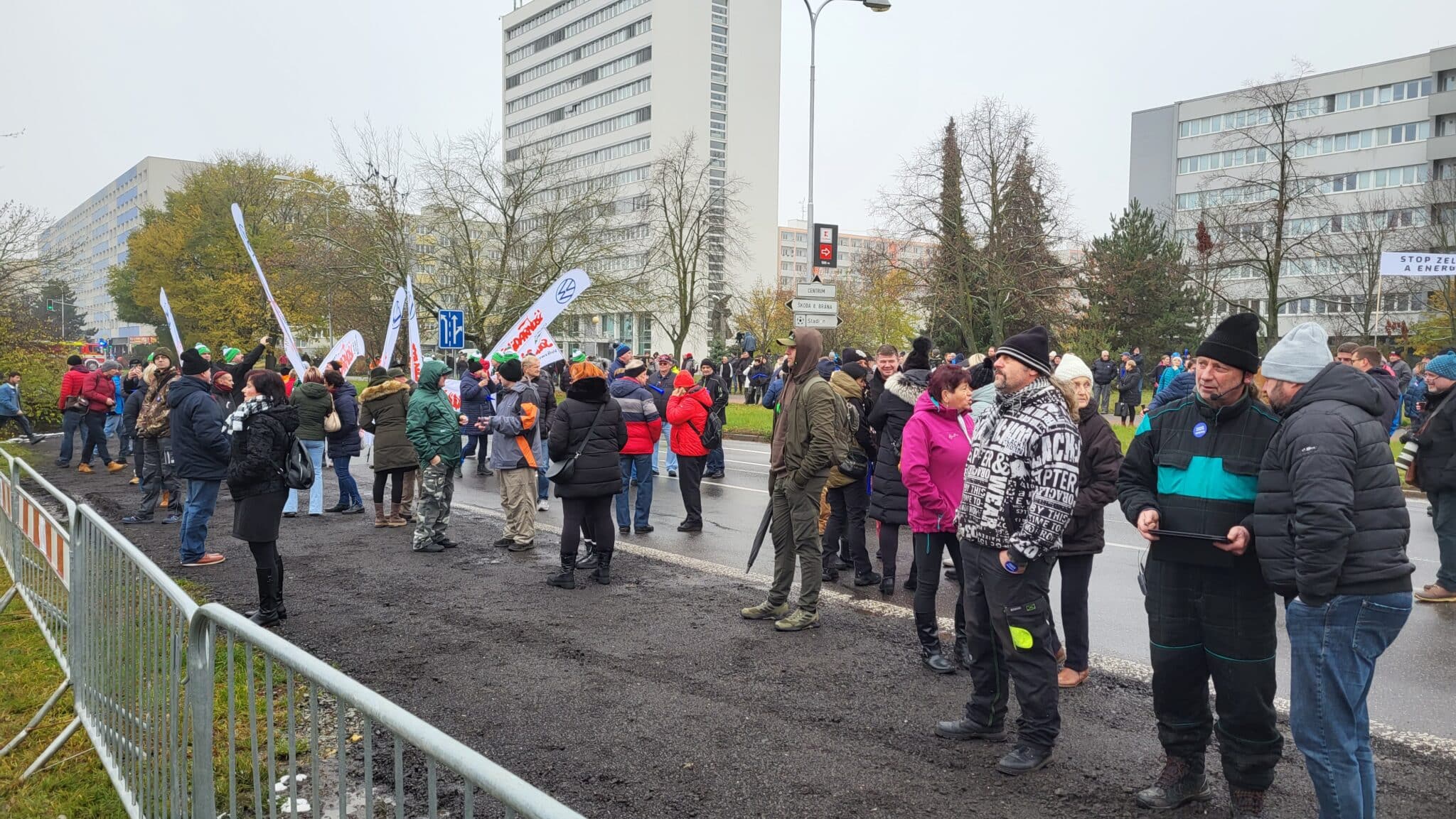 V Mladé Boleslavi se stávkuje proti vládě. Foto: CRzprávy
