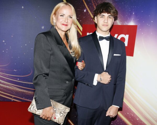 Vendula Pizingerová vyvedla na slavíky syna Jakuba Svobodu. Foto: Pavel Gwužď / NextFoto