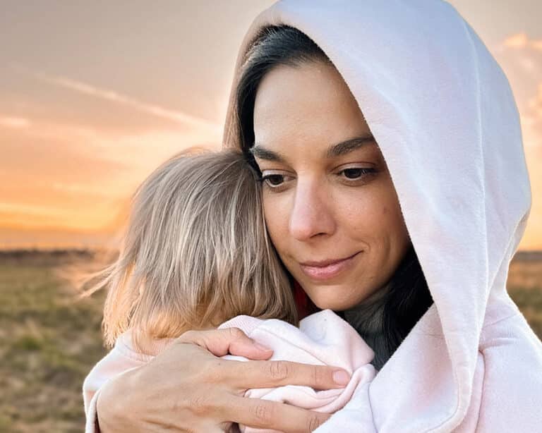 Moderátorka Marta Dřímal Ondráčková s dcerou. Foto: Instagram