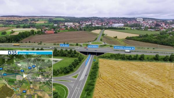 Video Thumbnail: ŘSD ČR – Dálnice D35 Hořice – Sadová