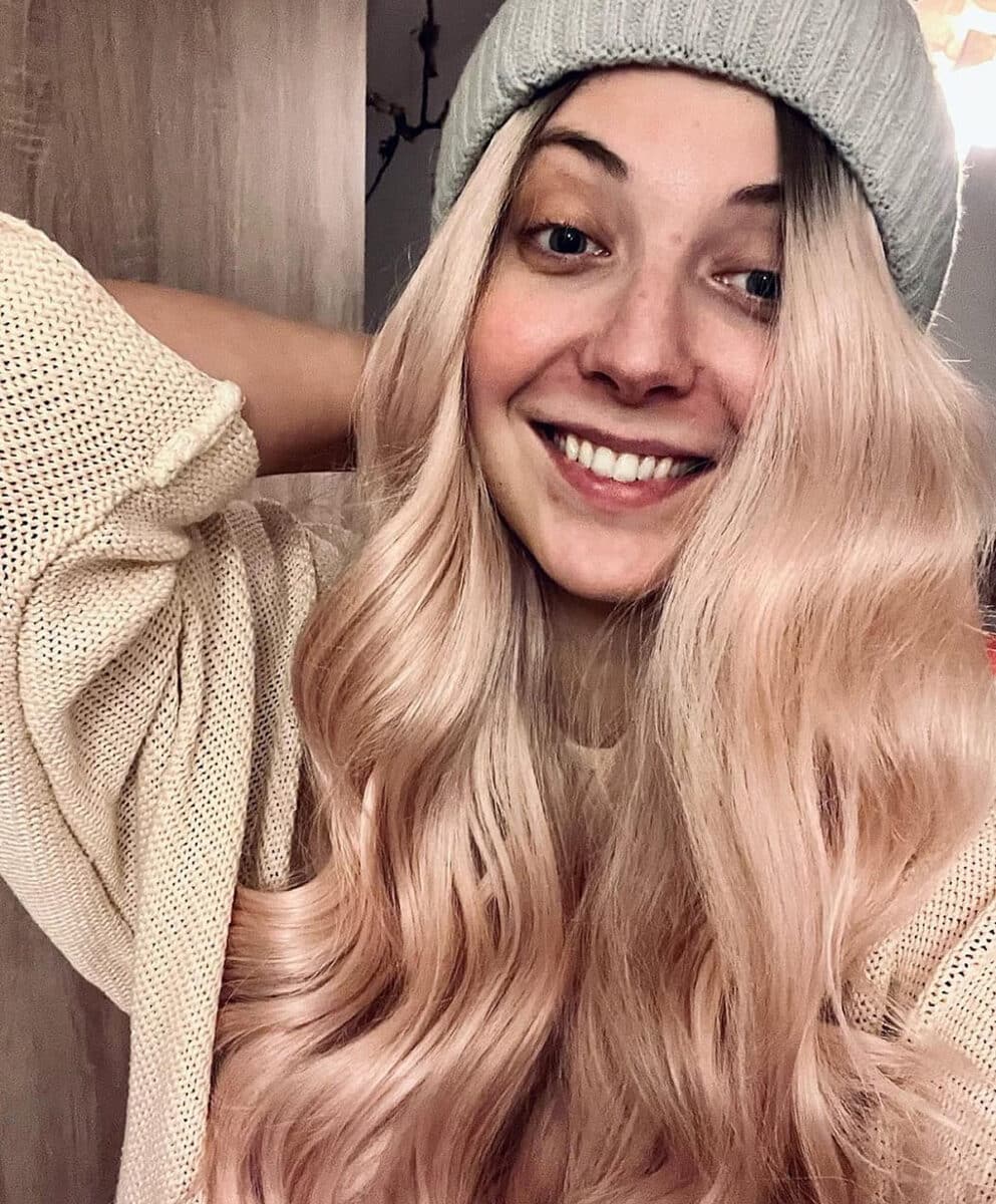 Anička Slováčková ukázala blond paruku. Foto: Instagram