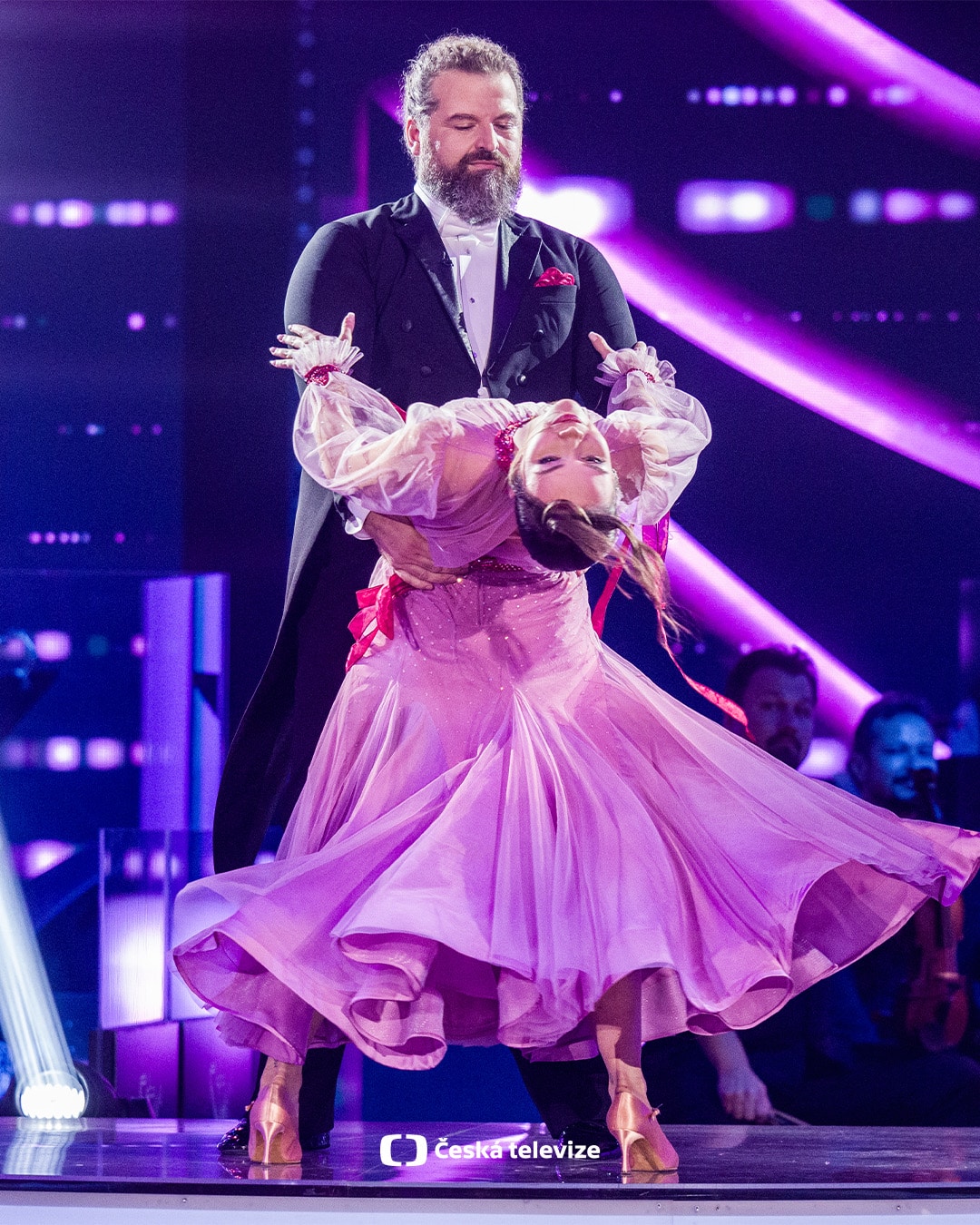 Josef Maršálek a Adriana Mašková ve StarDance. Foto: ČT