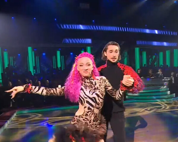 Tereza Mašková a Daniel Kecskeméti ve StarDance. Foto: ČT