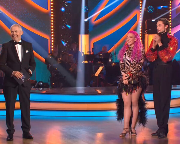 Tereza Mašková a Daniel Kecskeméti ve StarDance. Foto: ČT