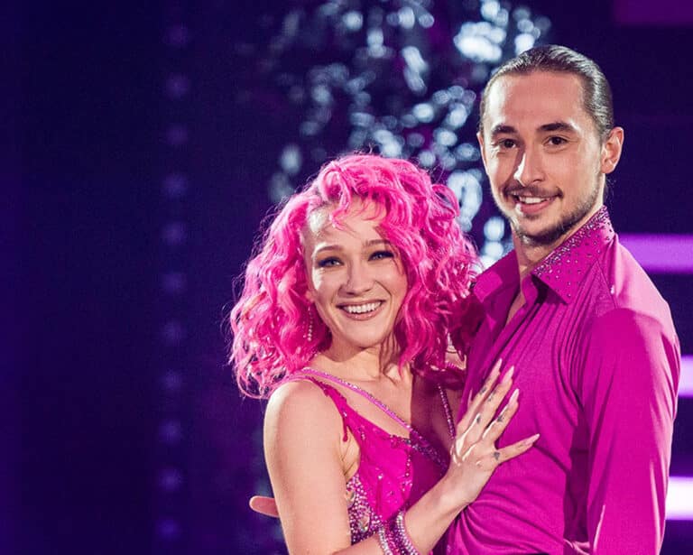 Tereza Mašková a Daniel Kecskeméti ve StarDance. Foto: ČT