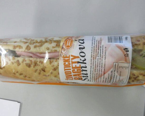 Podle potravinářské inspekce tato šunková bageta neobsahovala šunku. Foto: Potraviny na pranýři