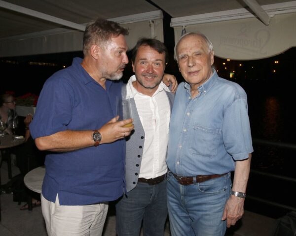 Roman Ondráček, Vlasta Korec a Ladislav Županič na oslavě loni v létě. Foto: Nextfoto