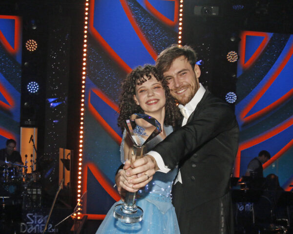 Darija Pavlovičová a Dominik Vodička ve finále 12. řady StarDance. Foto: Pavel Gwužď / Nextfoto