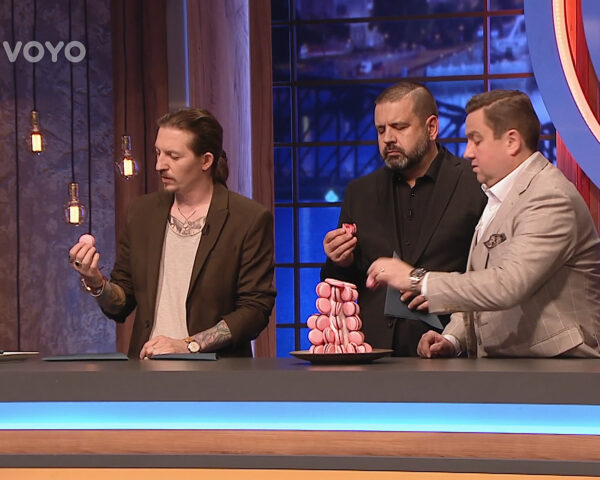 Porota zkritizovala makronky v předposledním dílem MasterChef Česko. Foto: Voyo